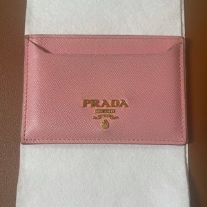 Prada Saffiano Leather Card Holder